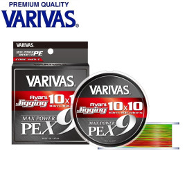 Шнур Varivas Avani Jigging Max Power X9 10*10 Multicolor размотка 600м разноцветный